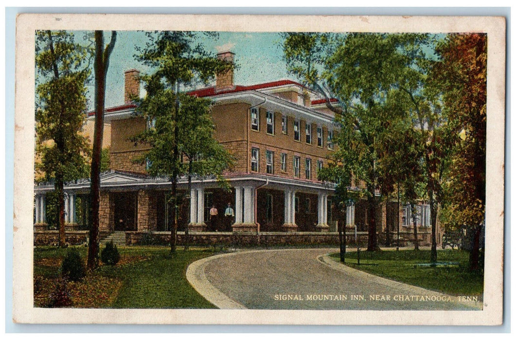 Entrance To Signal Mountain Inn Near Chattanooga Tennessee TN Vintage Postcard