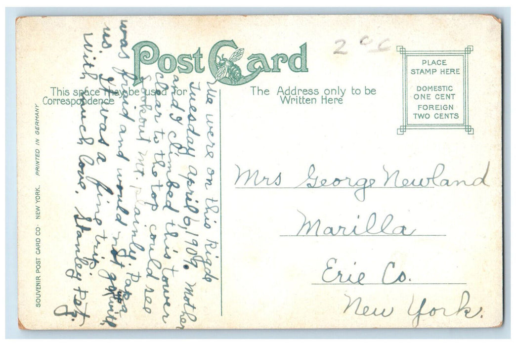 Braggs Headquarters Missionary Ridge Chattanooga Tennessee TN Antique Postcard