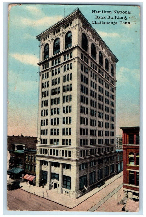 1912 Hamilton National Bank Building Chattanooga Tennessee TN Antique Postcard