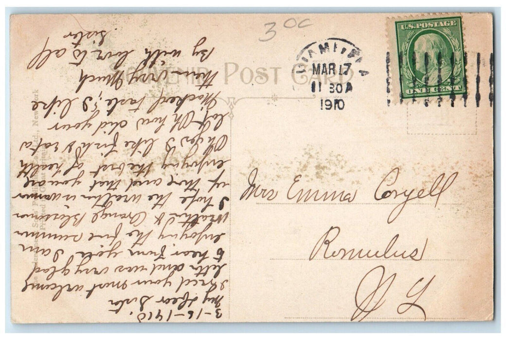 c1910 Old Fort Dallas Quarters US Soldiers Miami Florida FL Souvenir Postcard