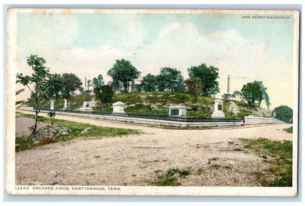 1912 View Of Orchard Knob Chattanooga Tennessee TN Phostint Antique Postcard
