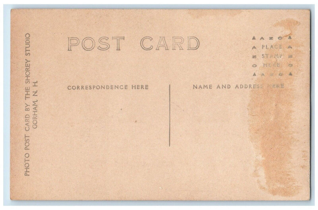 c1910's Dirt Road Mountain Dixville Notch New Hampshire NH RPPC Photo Postcard