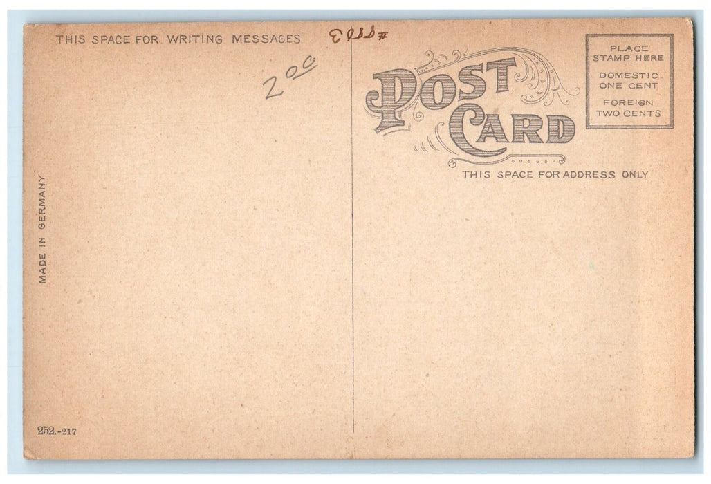 c1950 Elks Club House Building View Railway Roadside Davenport Iowa IA Postcard