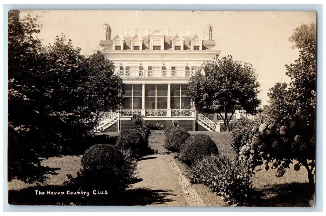 1916 The Haven Country Club Women Resort Nayack NY RPPC Photo Posted Postcard