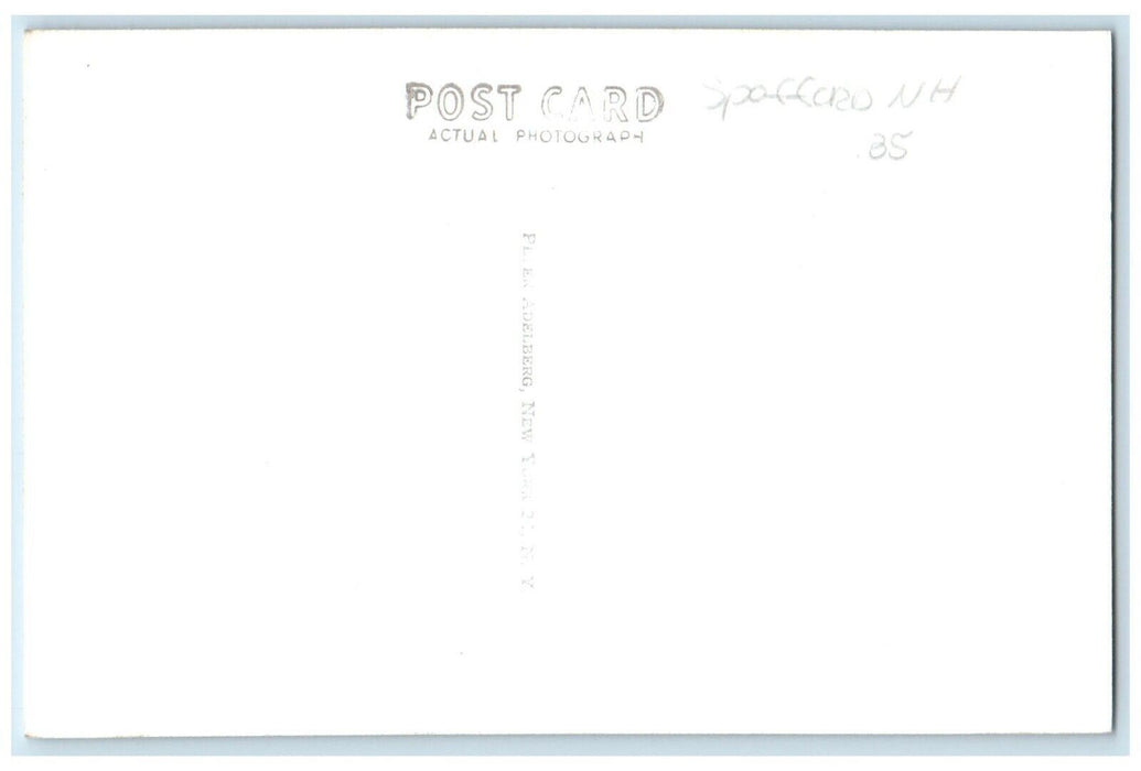 c1940's Lake Rowboats Swimming Camp Notre Dame Spofford NH RPPC Photo Postcard