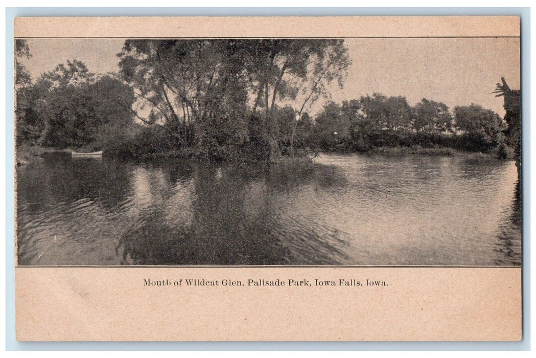 c1905 Mouth of Wildcat Glen Palisade Park Iowa Falls Iowa IA Postcard