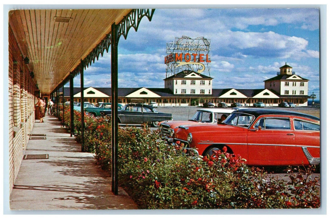 1974 Motel Auberge Du Blvd Laurier Inc Quebec PQ Canada Posted Postcard