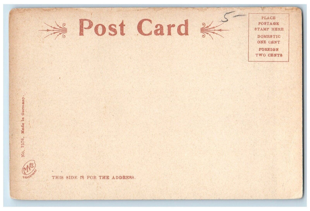 c1905 Fogg Library Building South Weymouth Massachusetts MA Antique Postcard