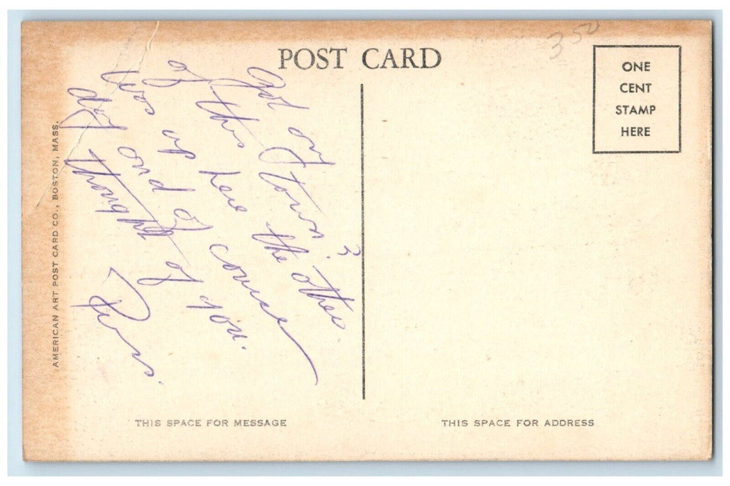 c1910's The Bates House Street View Whitman Massachusetts MA Antique Postcard