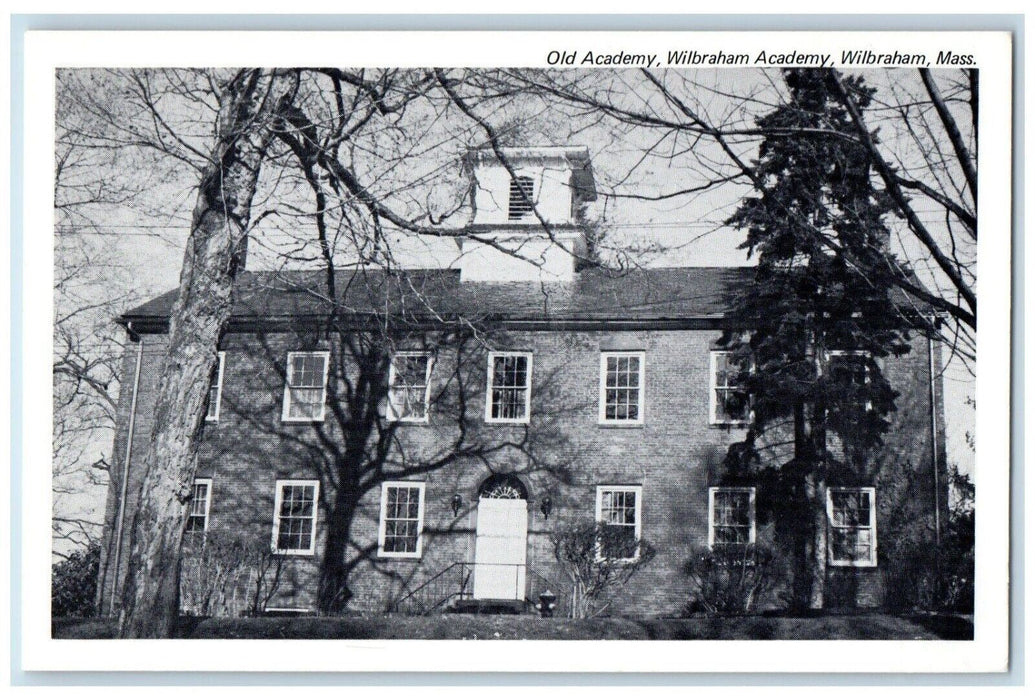 Old Academy Wilbraham Academy Building Wilbraham Massachusetts MA Postcard