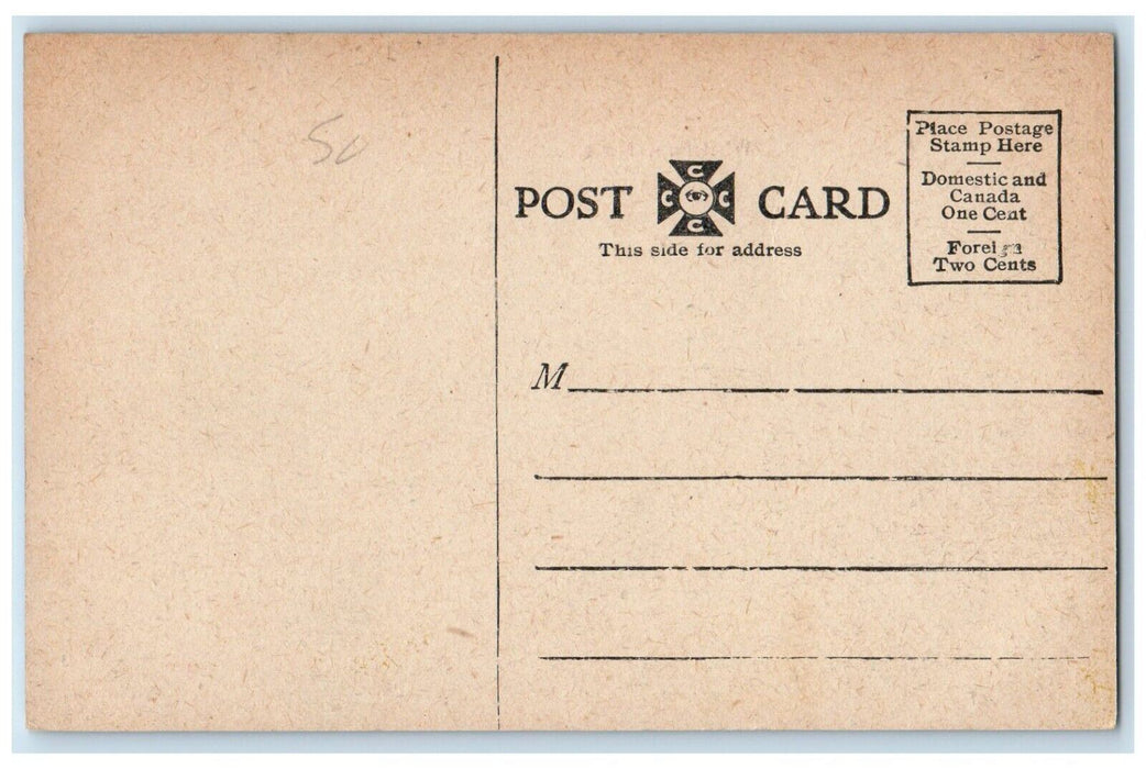 c1910's Hobart House Whitman Massachusetts MA Unposted Antique Postcard