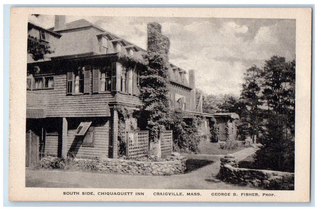 c1930's South Side Chiquaquett Inn Craigville Massachusetts MA Postcard