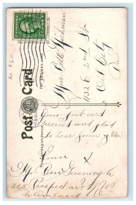c1910's C & B Line Great Ship'Seeandbee Buffalo New York NY Posted Postcard