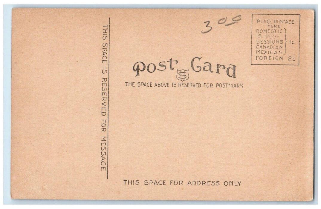 c1940's St. Joseph Catholic Church Independence Iowa IA Unposted Postcard