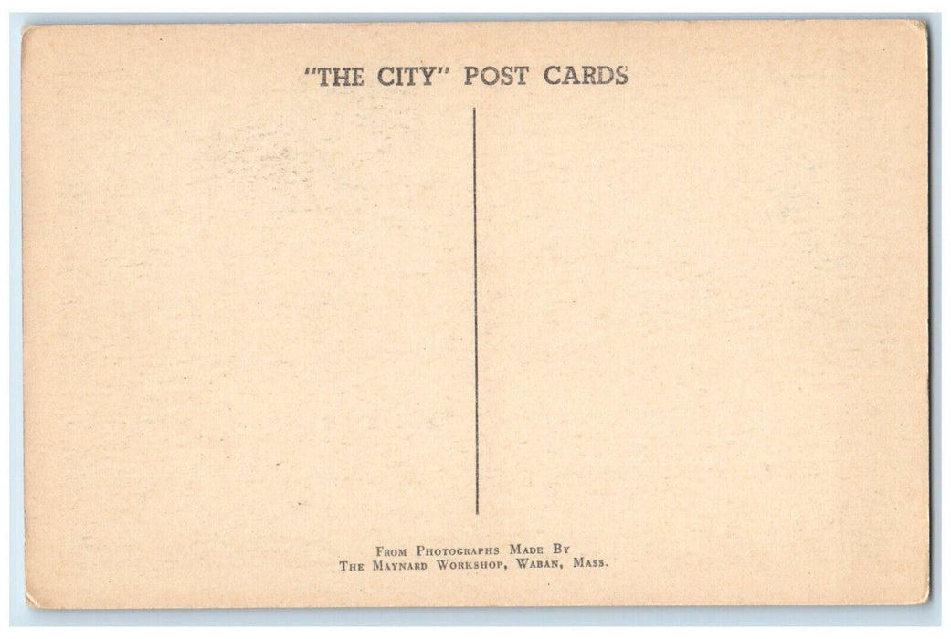 c1940's Alcott House Concord Massachusetts MA Unposted The City Postcard