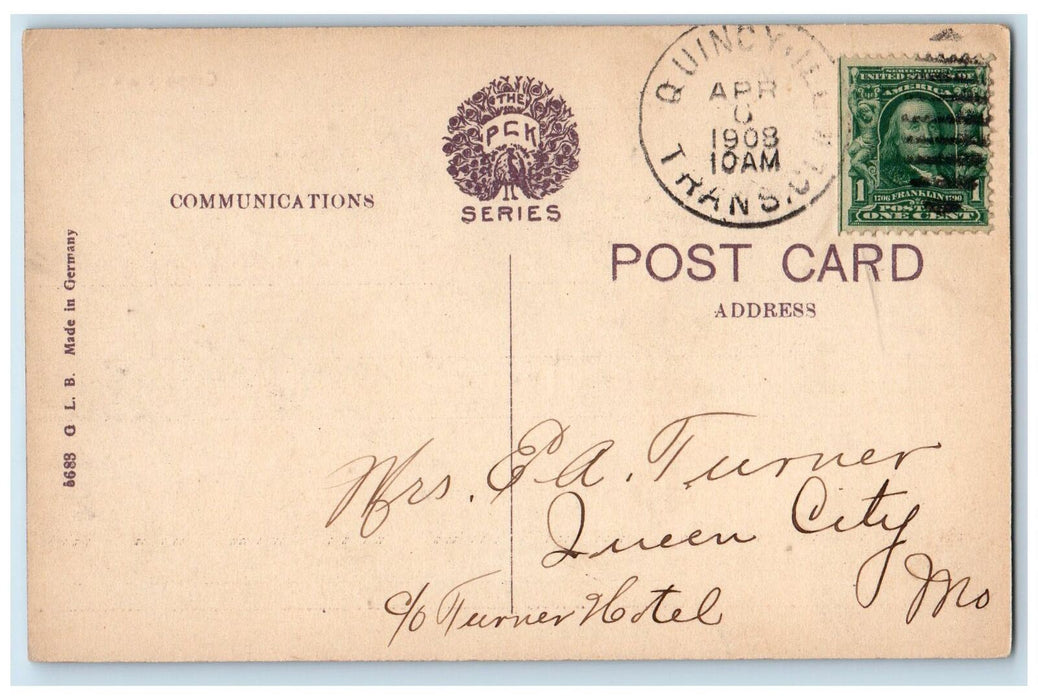 1908 Crapo Park Arch Scene Burlington Iowa IA Posted Drinking Fountain Postcard