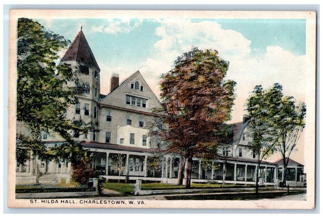 c1910 St. Hilda Hall Charlestown West Virginia David Kaufmann Vintage Postcard