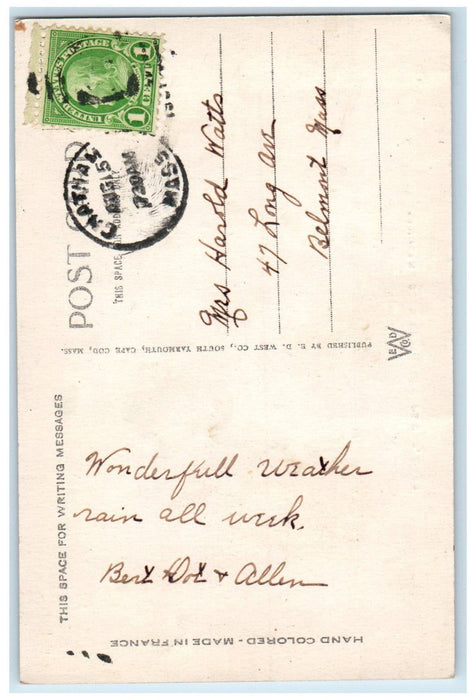 c1950's Rambler Roses Chatham Cape Cod Massachusetts MA Vintage Postcard