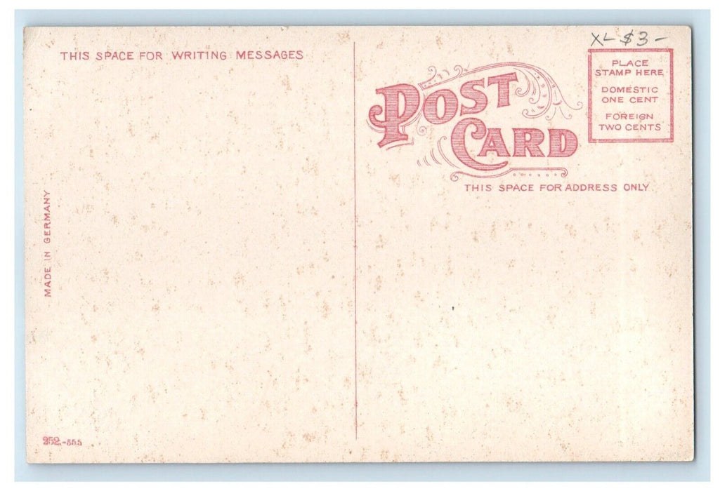 c1910's Pennsylvania Railroad Station Depot Harrisburg PA Antique Postcard