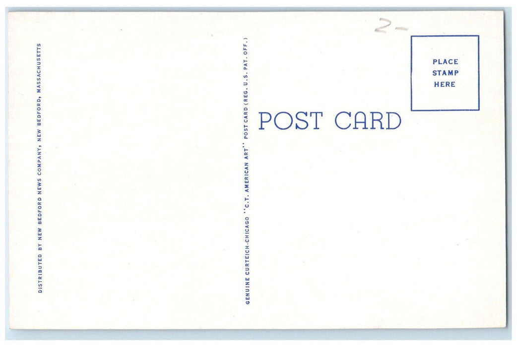 c1930's Edgartown Water Front Edgartown Massachusetts MA Unposted Postcard