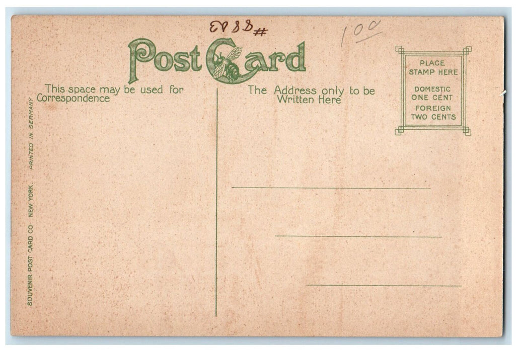 c1950 Central Park Grounds Buildings Park Shed Stairs Davenport Iowa IA Postcard