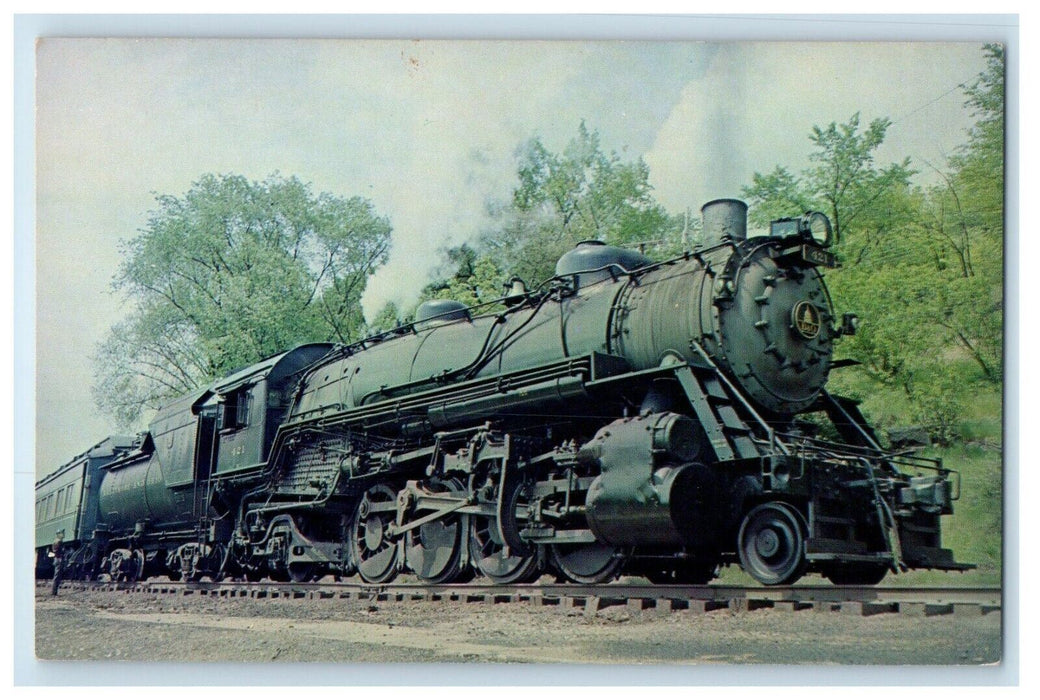 Baltimore And Ohio Locomotive Train From Cleveland To Holloway OH Postcard