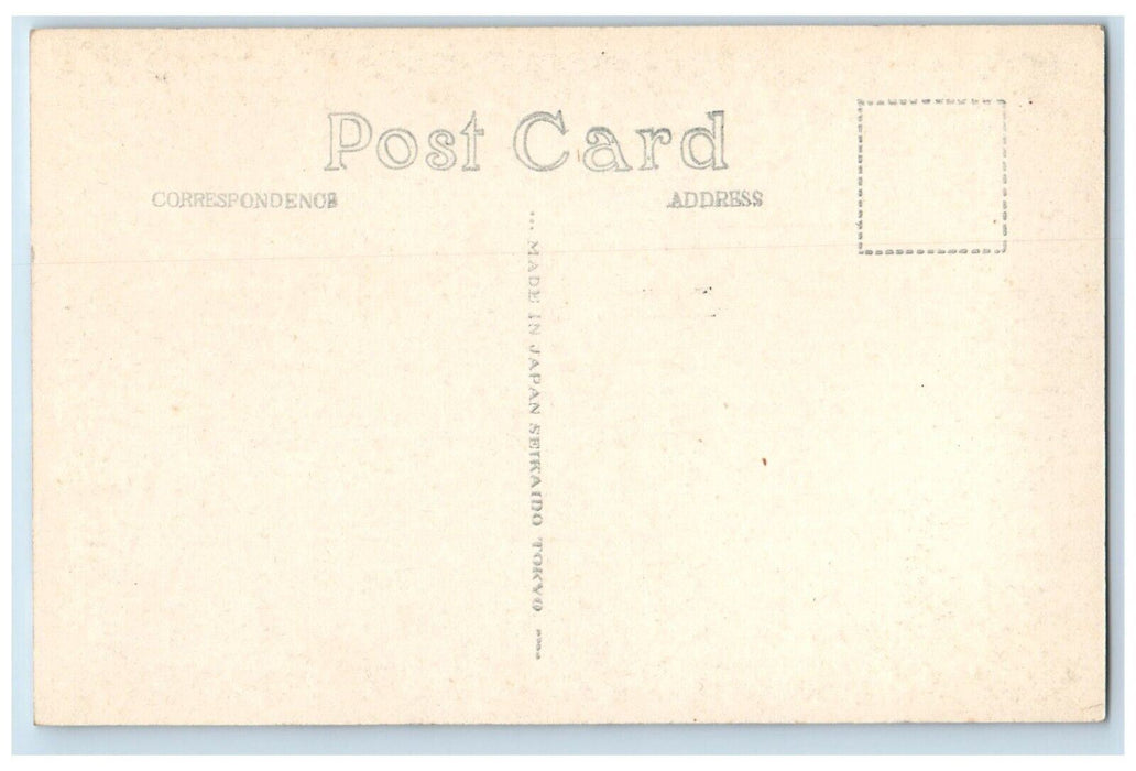 c1930's Niomon Gate Asakua Kwannon Temple Kanto Tokyo Japan RPPC Photo Postcard