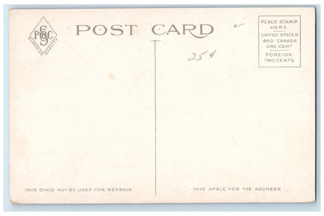 c1910's Jackson Garden Union College Schenectady New York NY Antique Postcard