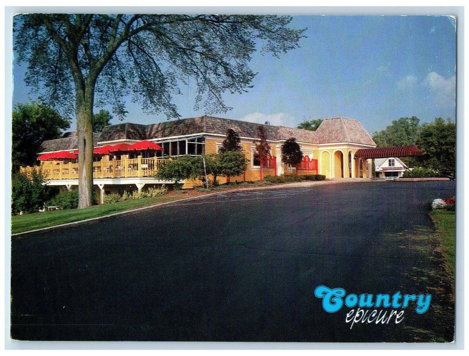 1960 Country Epicure Restaurant Lounge Novi Michigan MI Vintage Antique Postcard