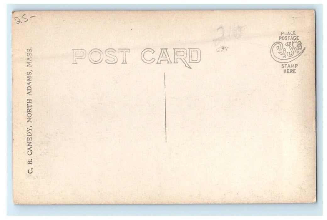 c1910 Looking North East From Lookout Point Mohawk Trail MA RPPC Photo Postcard