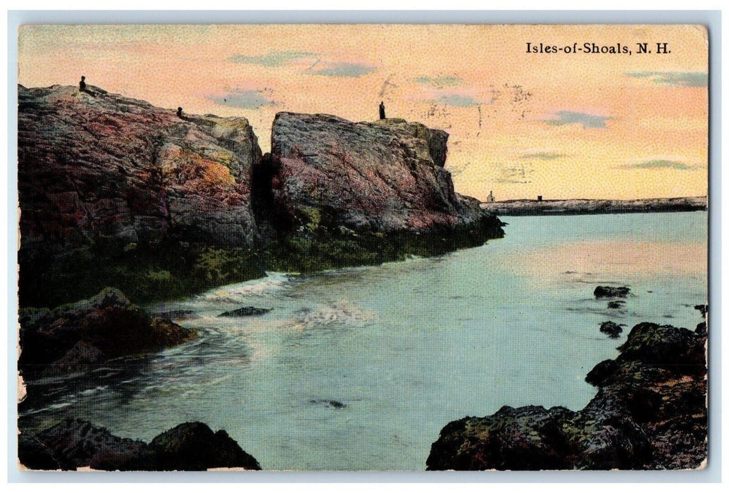 1911 Isles Of Shoals Big Rocks View Portsmouth New Hampshire NH Postcard