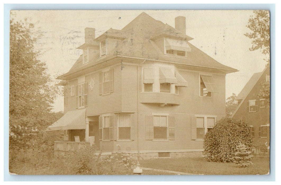 1908 Mattapan Station Boston Massachusetts MA RPPC Photo Antique Postcard