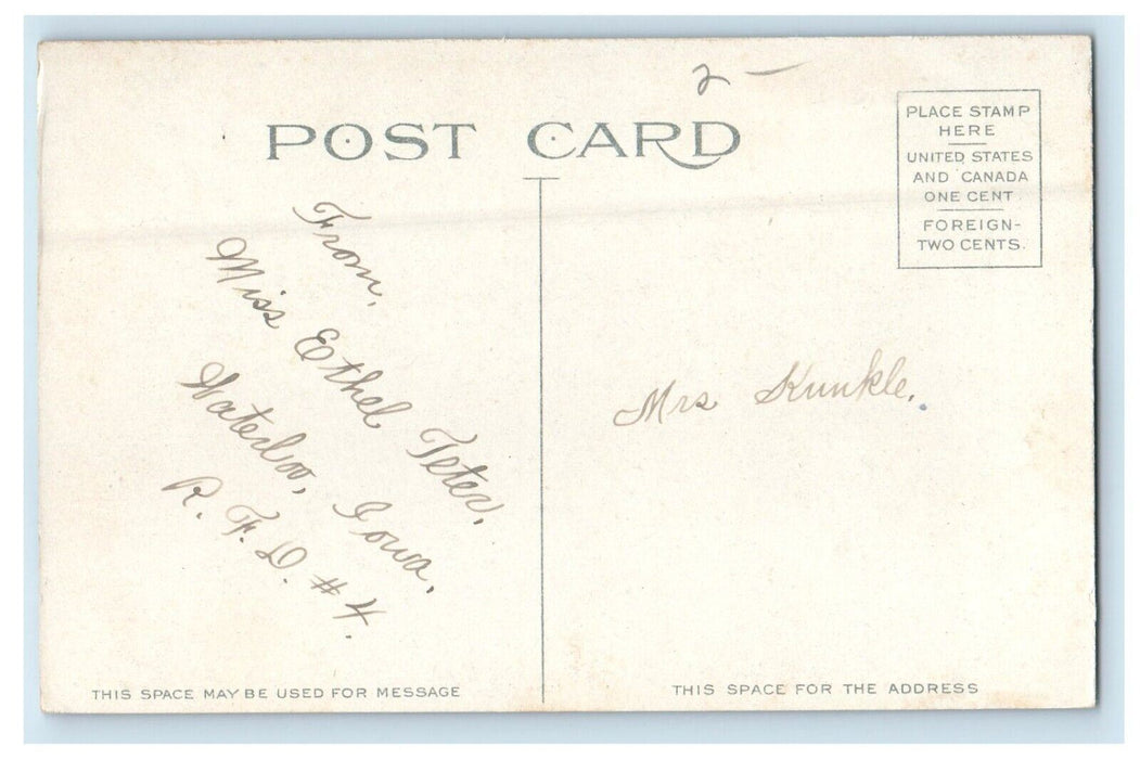 c1910's Government Building And Pythian Temple Waterloo Iowa IA Postcard