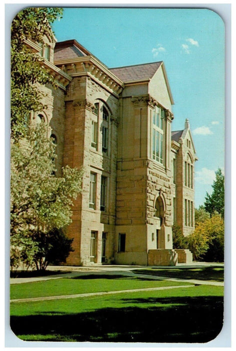 c1960's Old Main Building University of Wyoming Laramie Wyoming WY Postcard