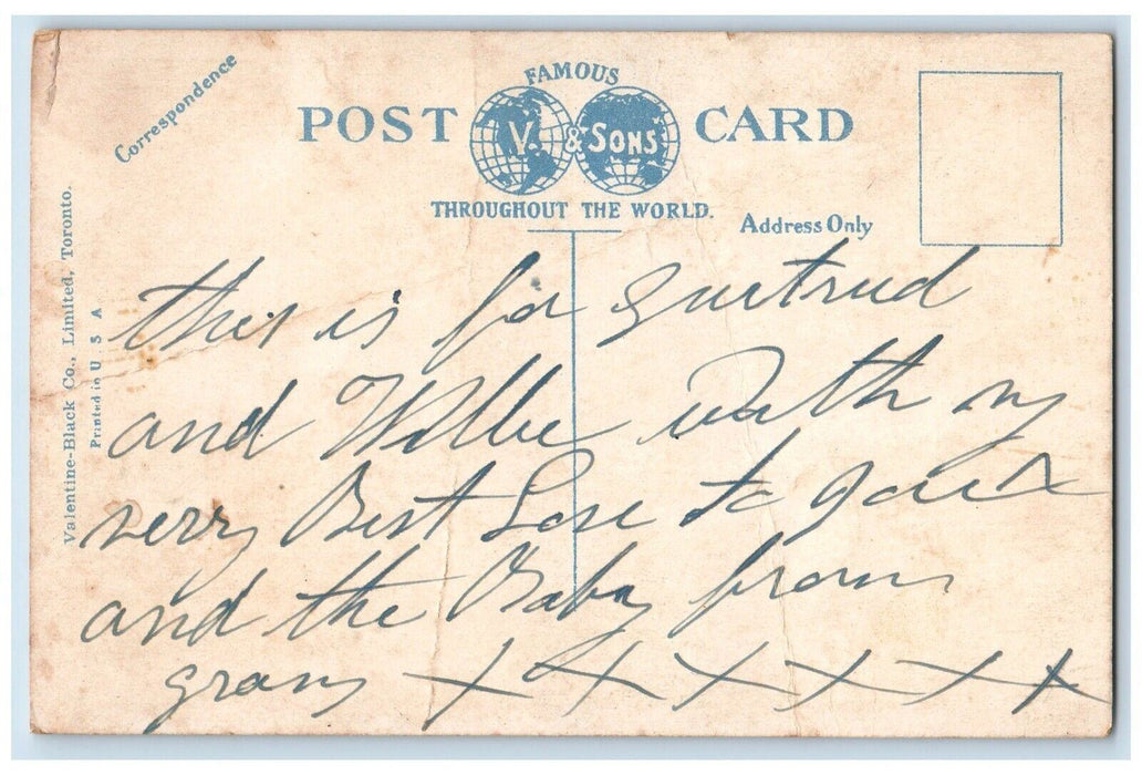 c1910's Scarboro Bluffs Rock Formation Boat Toronto Canada CA Antique Postcard