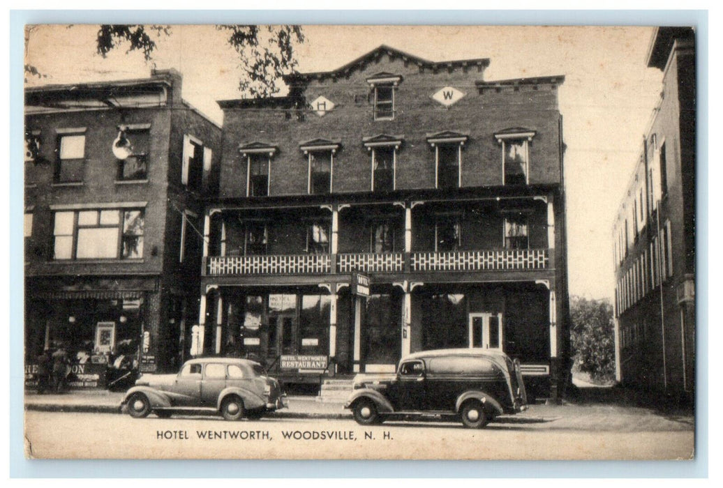c1920s Hotel Wentworth Woodsville New Hampshire NH Unposted Postcard