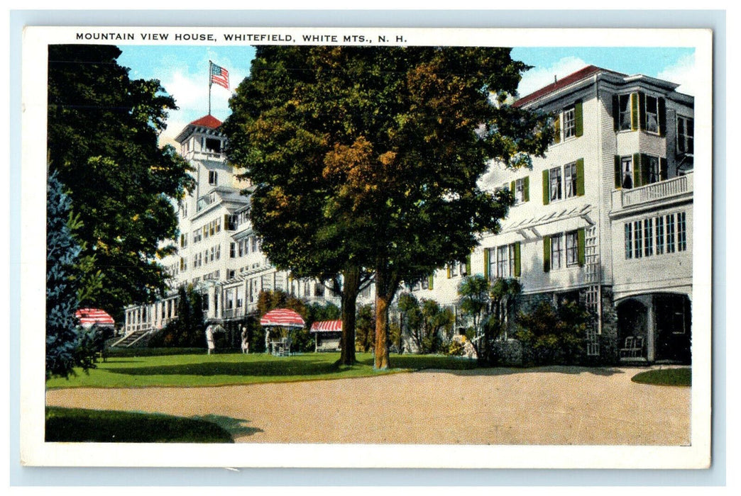 c1920s Mountain View House Whitefield White Mts. New Hampshire NH Postcard