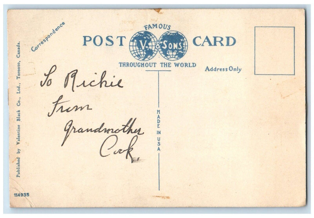 c1940s Part of Waterfront Canadian National Exhibition Toronto Canada  Postcard