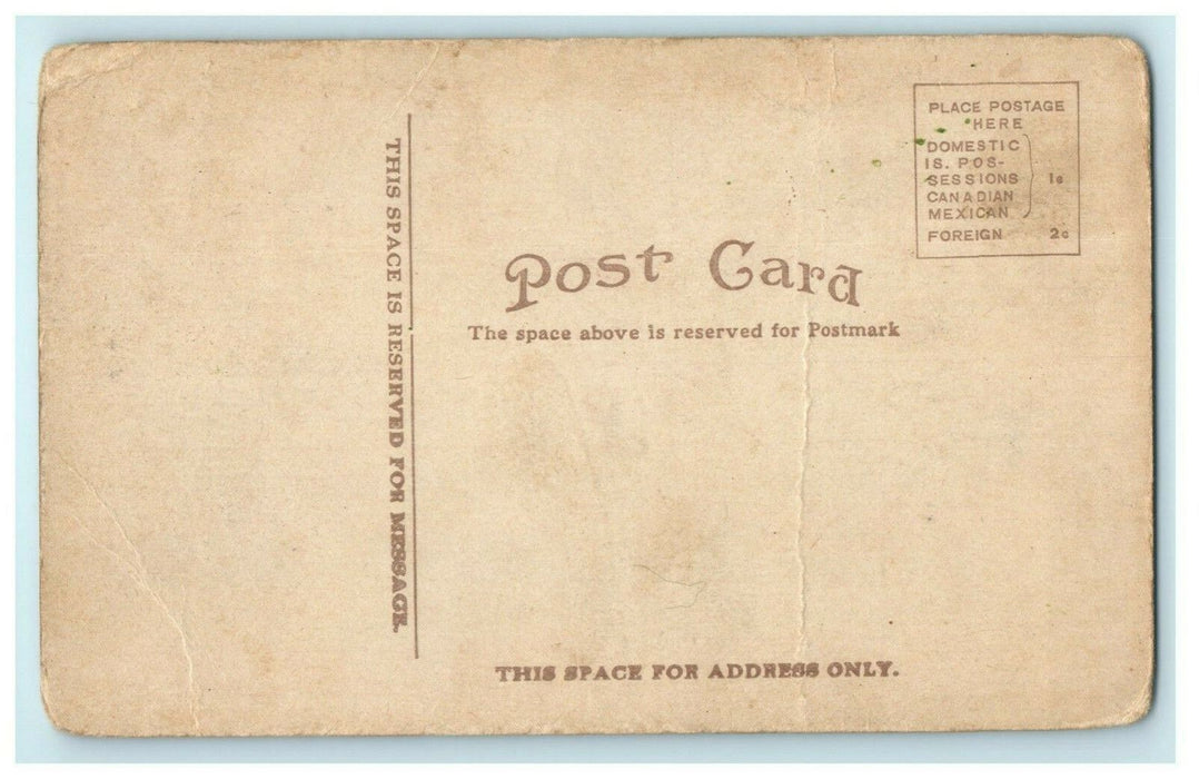 Post Hospital Fort Sheridan Illinois c1910 Unposted Unused Antique Postcard