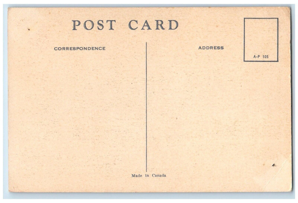 c1920's Sight Seeing Car around the Mountain Montreal Quebec Canada CA Postcard
