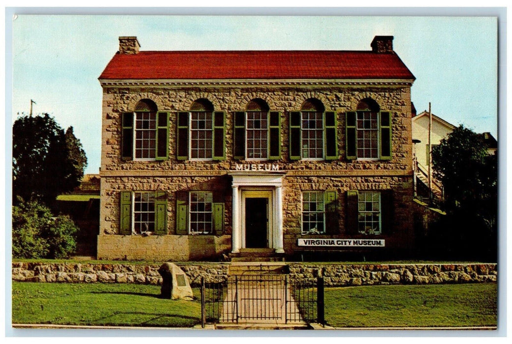 c1960's Nationally Famous Hickman Memorial Museum Virginia City Montana Postcard