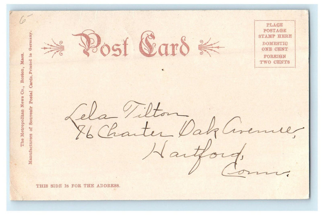 c1905s Union Graded School Tilton New Hampshire NH Posted Postcard