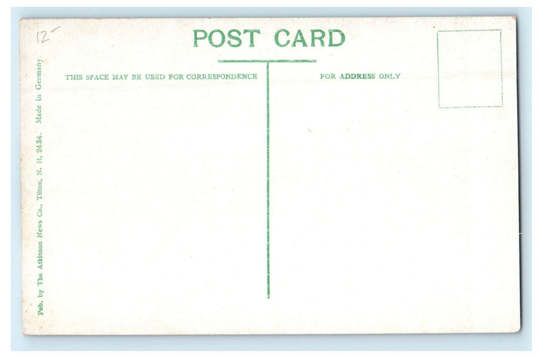 c1910s Railroad Station, Weirs New Hampshire NH Antique Unposted Postcard