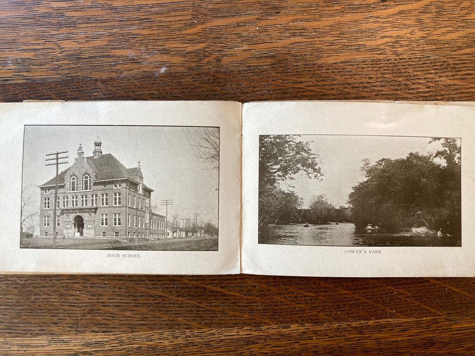 Antique Eagle Grove Iowa 1909 Souvenir Letter Postcard Booklet