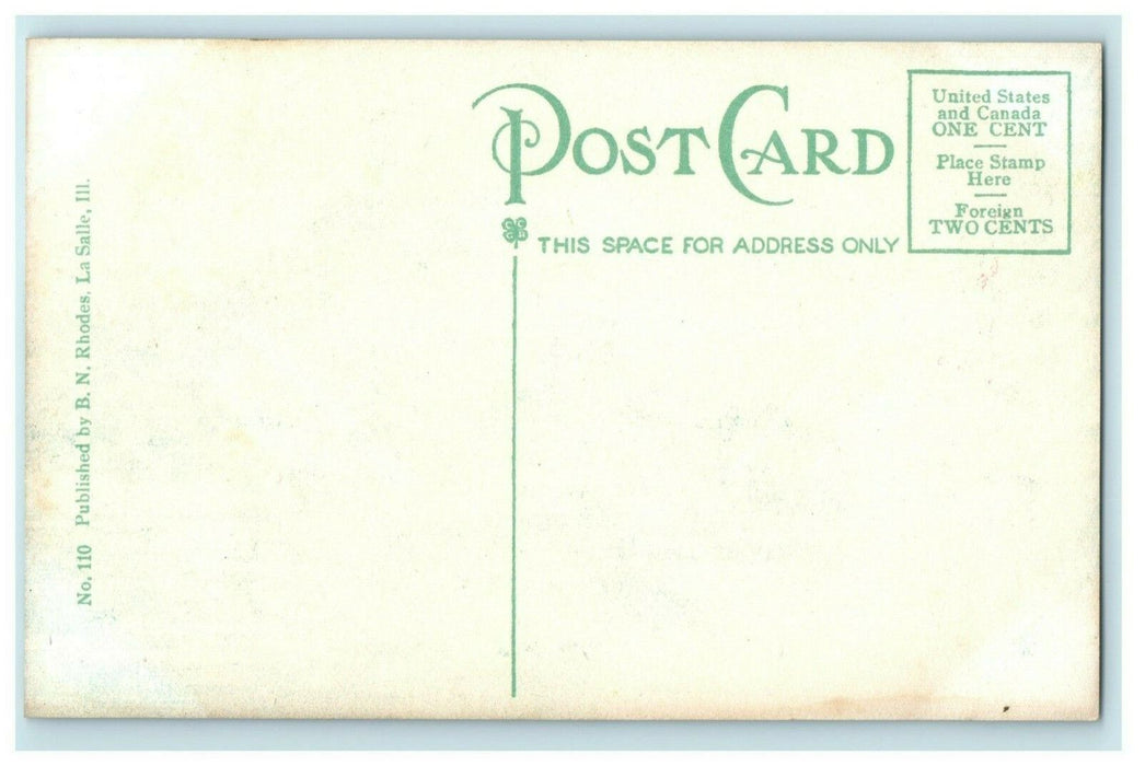 Starved Rock State Park LaSaIle Ottawa Illinois c1910 Antique Postcard