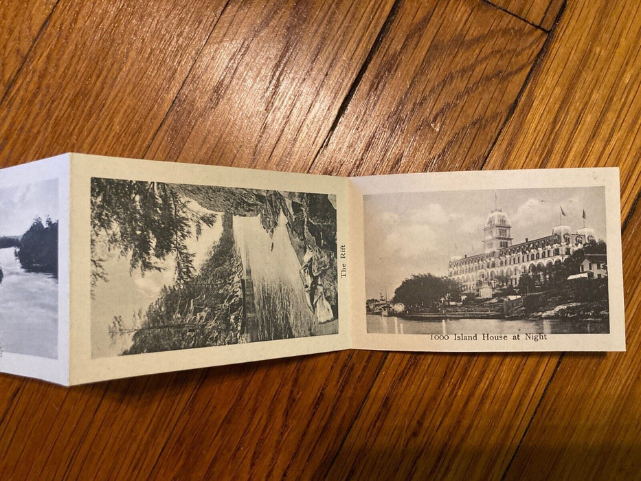 1909 Pull Out Cherry Island Thousand Island New York NY Fold Posted Postcard