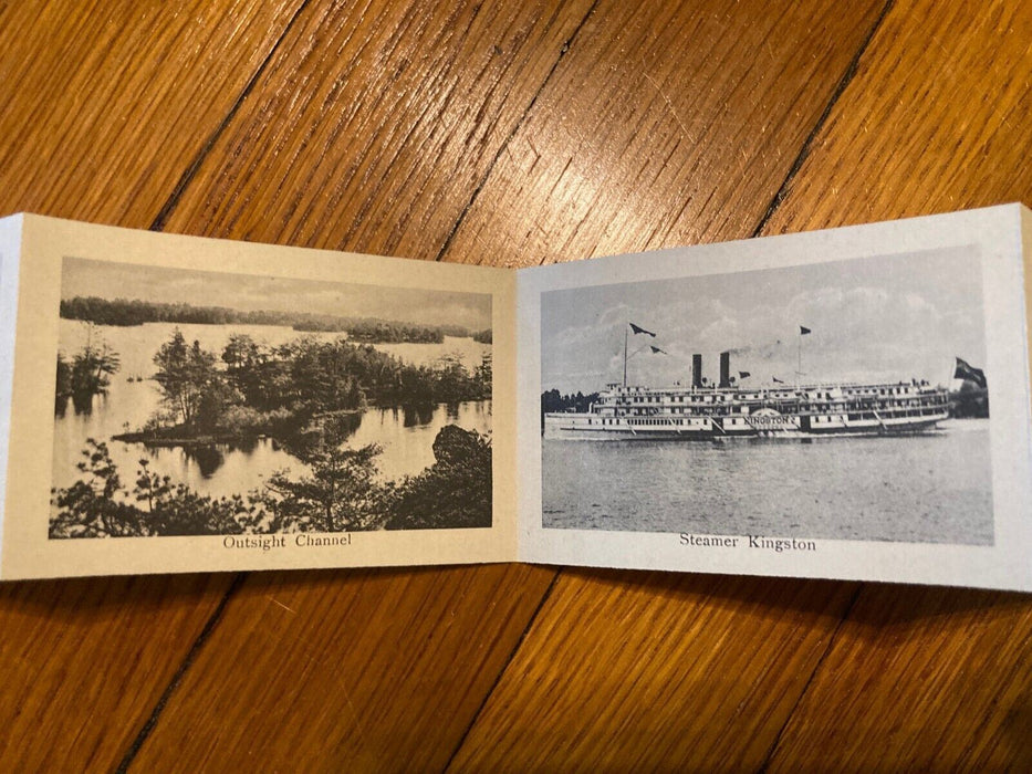 1909 Pull Out Cherry Island Thousand Island New York NY Fold Posted Postcard