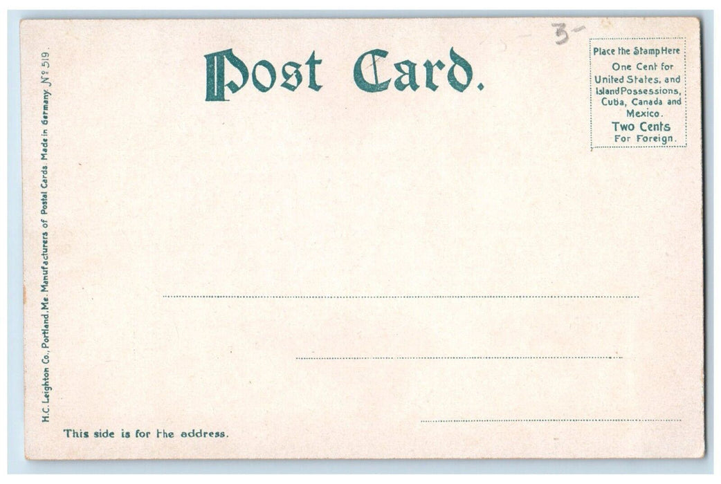 c1905's Railroad Station Building Concord New Hampshire NH Antique Postcard