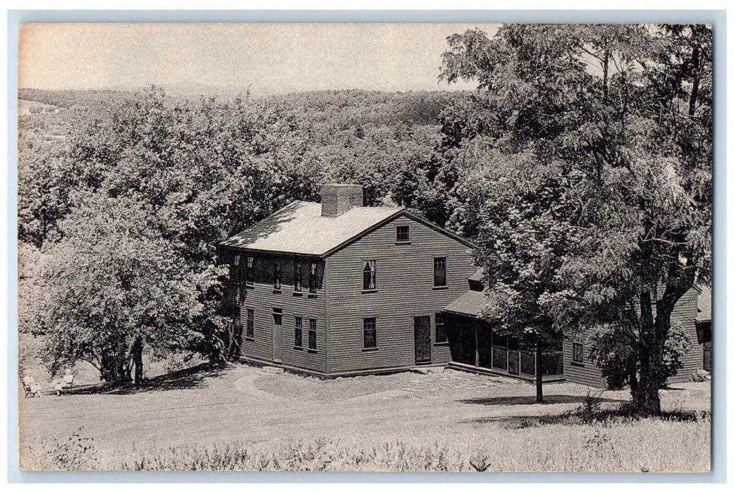 View Of Fruitlands Museum House Harvard Massachusetts MA Vintage Postcard