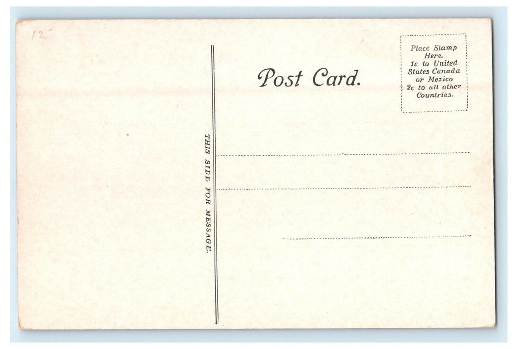 c1910's Boston & Maine R.R Railroad Station Penacook New Hampshire NH Postcard
